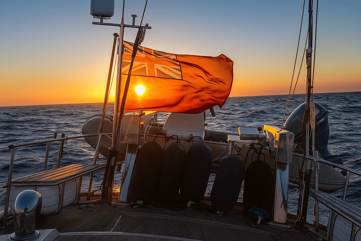 Segelyacht TOAD - Oyster 70 unter Segeln
